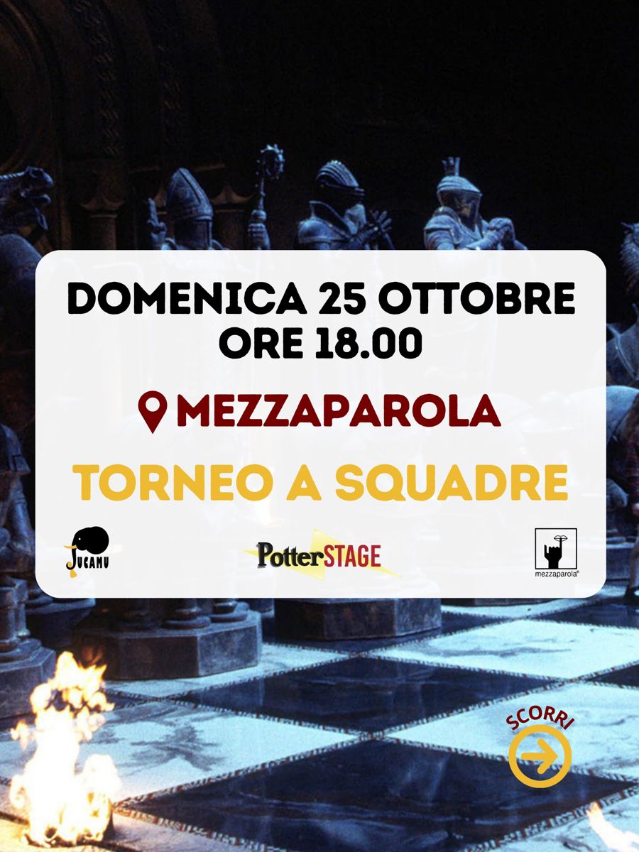 Locandina di Torneo a squadre Harry Potter