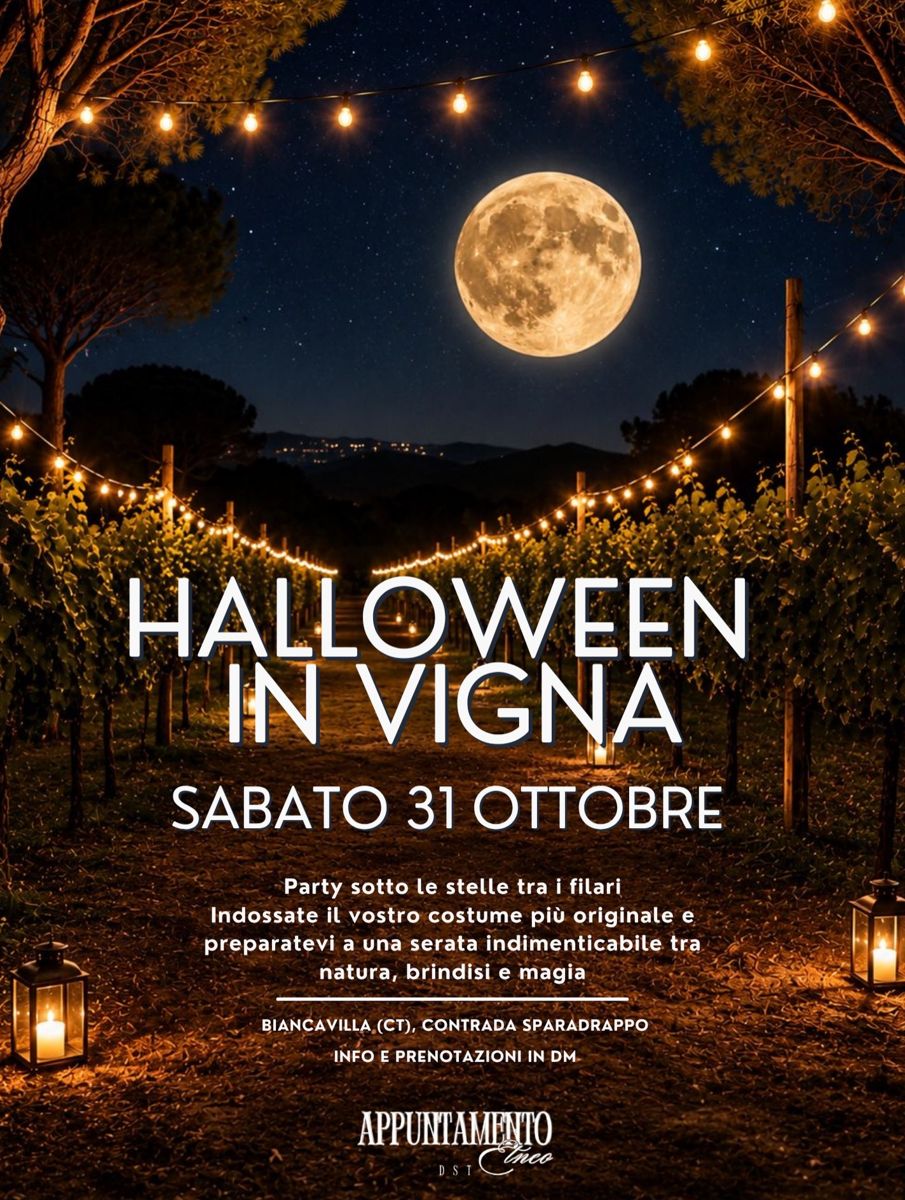 Locandina di Halloween in Vigna