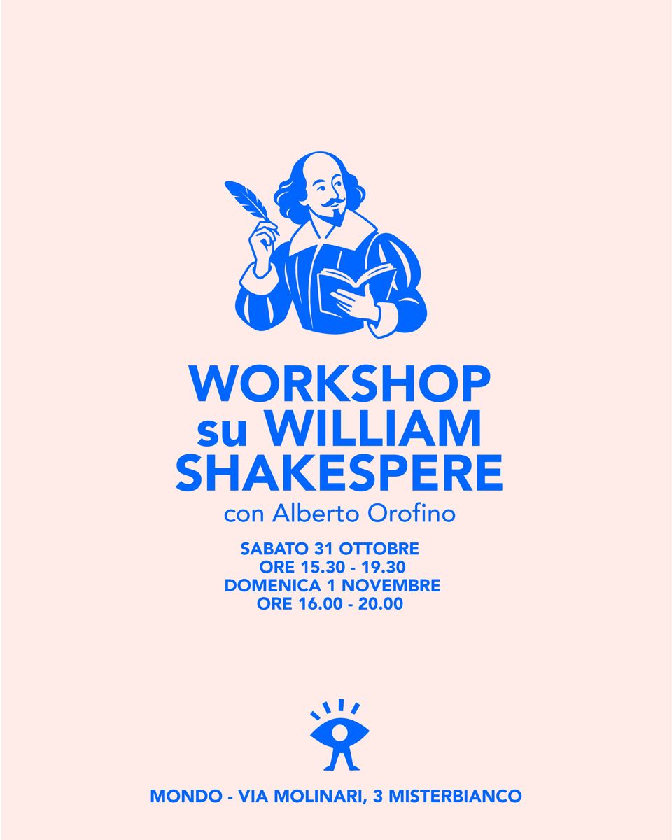 Locandina di Workshop su William Shakespeare (giornata 2)