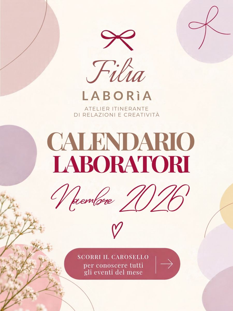 Locandina di Gioielleria Filìa - laboratorio di ciondoli in resina