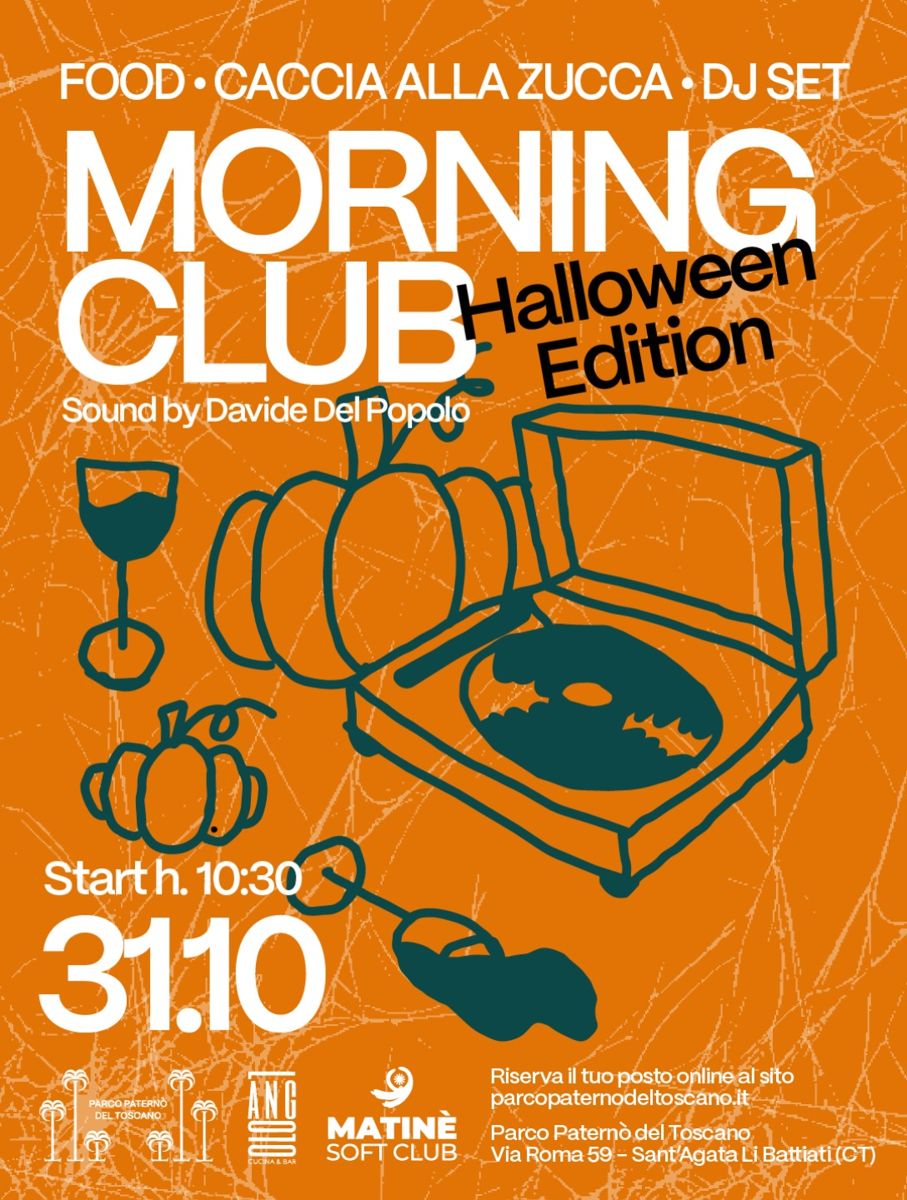 Locandina di Morning Club Halloween Edition