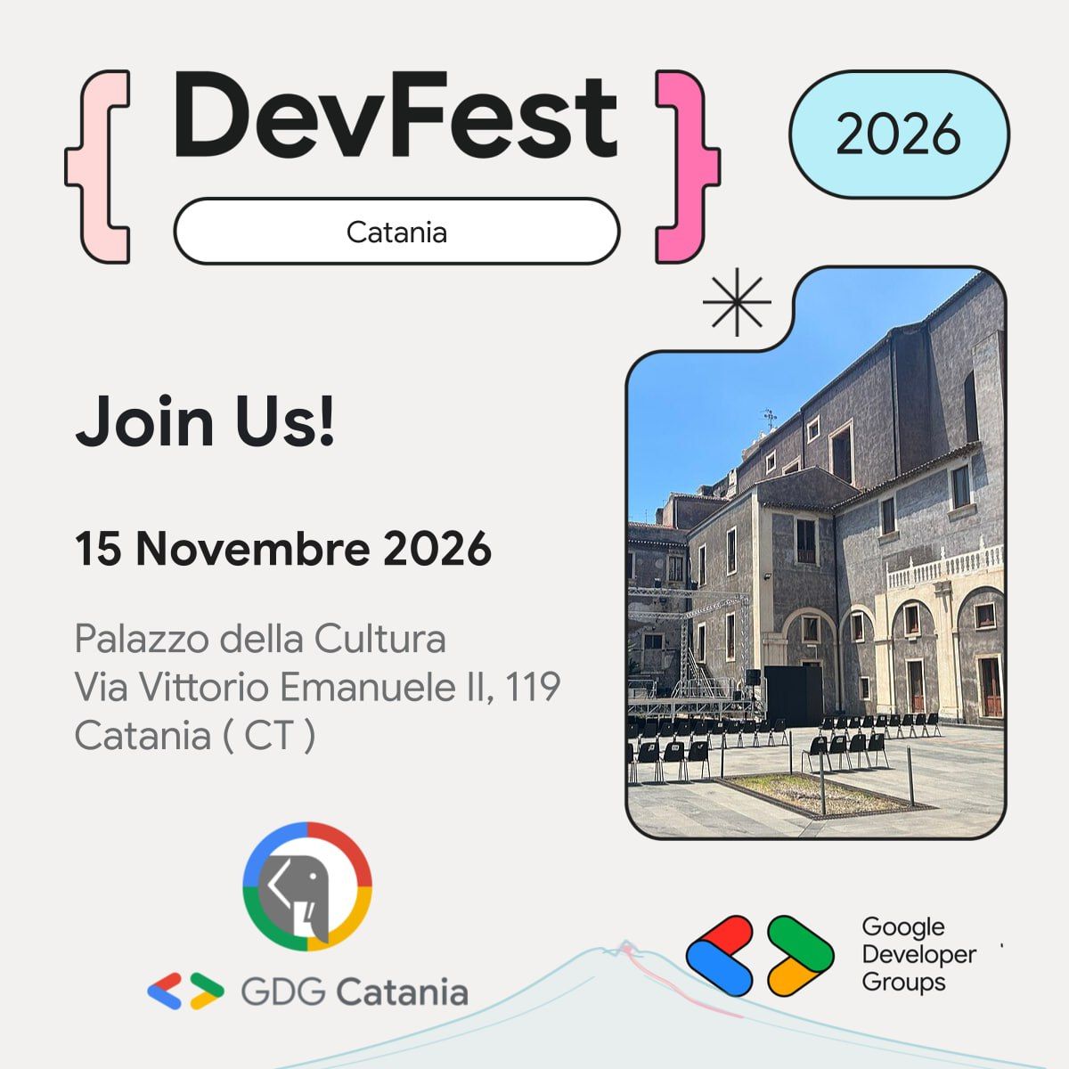 Locandina di DevFest Catania 2026